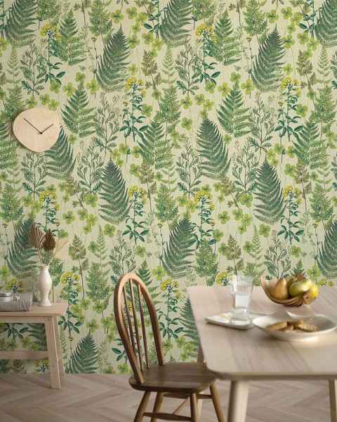 FLAX WALLPAPER | Botanical | FWP-BTN-05